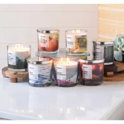 Sonoma Goods For Life® White Peach & Mango 14-oz. 3-Wick Candle Jar -home decoration 2896579 ALT3