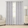 Sonoma Goods For Life® 2-pack Jacquard Woven Leaf Blackout Curtain -home decoration 3444192 Gray