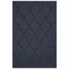 Sonoma Goods For Life® Solid Diamond Area & Washable Throw Rug -home decoration 3644711 Navy Mingled
