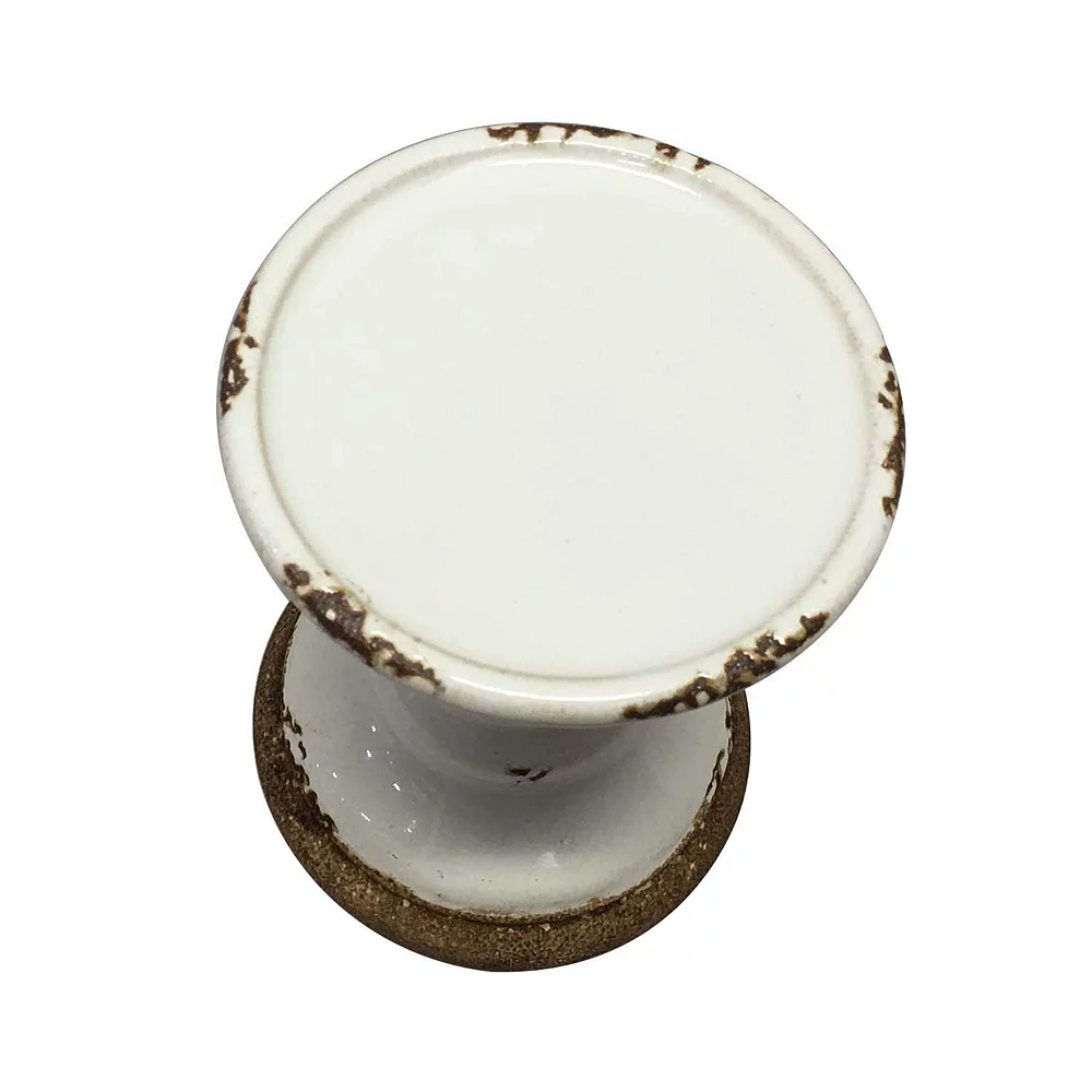 Sonoma Goods For Life® XS White Ceramic Pillar Holder 4 Sonoma Goods For Life® XS White Ceramic Pillar Holder - Image 2