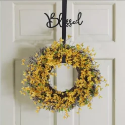 Sonoma Goods For Life® Black "Blessed" Wreath Holder -home decoration 3944011 ALT