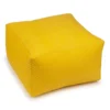 Sonoma Goods For Life® Dash Pinsonic Quilted Indoor Outdoor Square Pouf -home decoration 4878947 Yellow