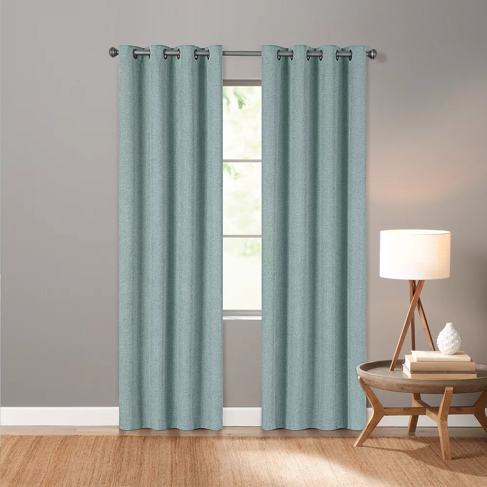 Sonoma Goods For Life® Ultimate Performance Distressed Chenille 100% Blackout 2-pk Curtain 3 Sonoma Goods For Life® Ultimate Performance Distressed Chenille 100% Blackout 2-pk Curtain