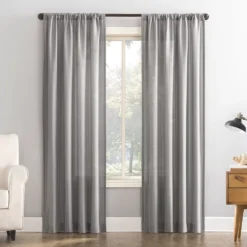 Sonoma Goods For Life® Recycled Polyester Vertical Stripe Sheer Window Curtain
