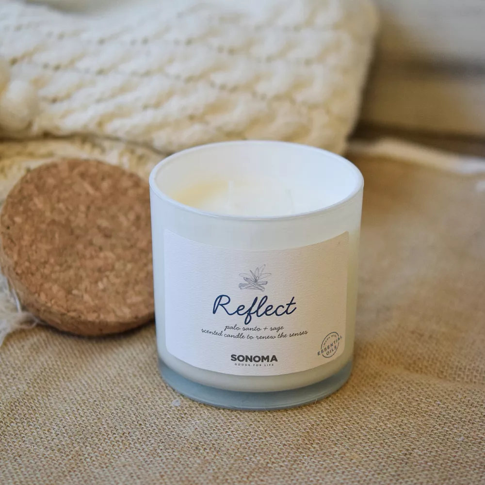 Sonoma Goods For Life® Spa Reflect Palo Santo & Sage 13-oz. Candle Jar 4 Sonoma Goods For Life® Spa Reflect Palo Santo & Sage 13-oz. Candle Jar - Image 2