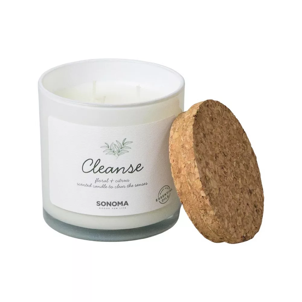 Sonoma Goods For Life® Spa Cleanse Floral & Citrus 13-oz. Candle Jar 3 Sonoma Goods For Life® Spa Cleanse Floral & Citrus 13-oz. Candle Jar
