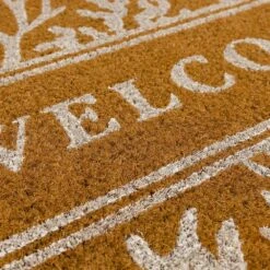 Sonoma Goods For Life® Coral "Welcome" Coir Doormat - 18'' X 30'' -home decoration 5253374 ALT3