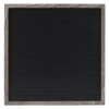 Sonoma Goods For Life® 12" X 12" Letterboard Black Slats With Gray Frame -home decoration 5281595