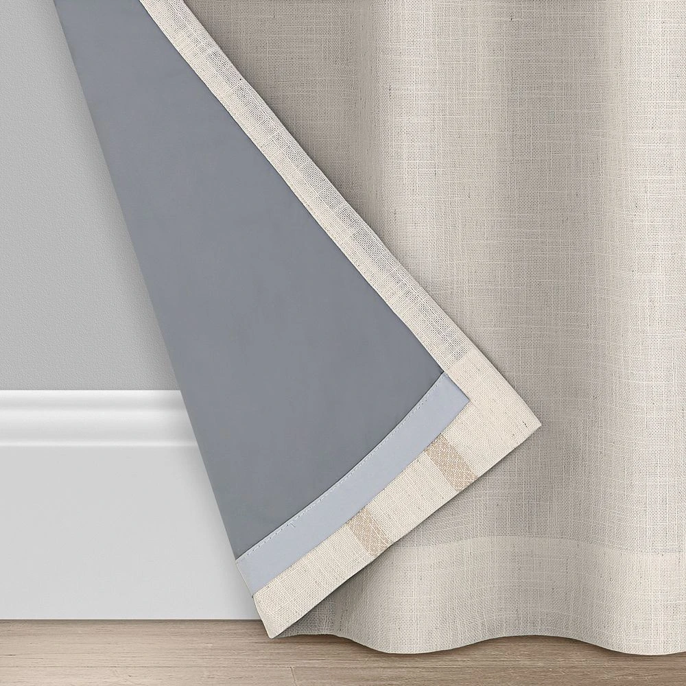 Sonoma Goods For Life® Ultimate Performance 2-Pack Diamond Stripe 100% Blackout Curtain 5 Sonoma Goods For Life® Ultimate Performance 2-Pack Diamond Stripe 100% Blackout Curtain - Image 3