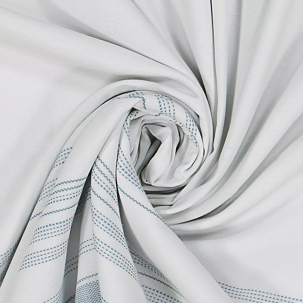 Sonoma Goods For Life® Ultimate Performance 2-Pack Blue Border 100% Blackout Curtain 8 Sonoma Goods For Life® Ultimate Performance 2-Pack Blue Border 100% Blackout Curtain - Image 6