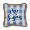 Sonoma Goods For Life® Gingham Hey Sugar Indoor Outdoor Throw Pillow -home decoration 5485490