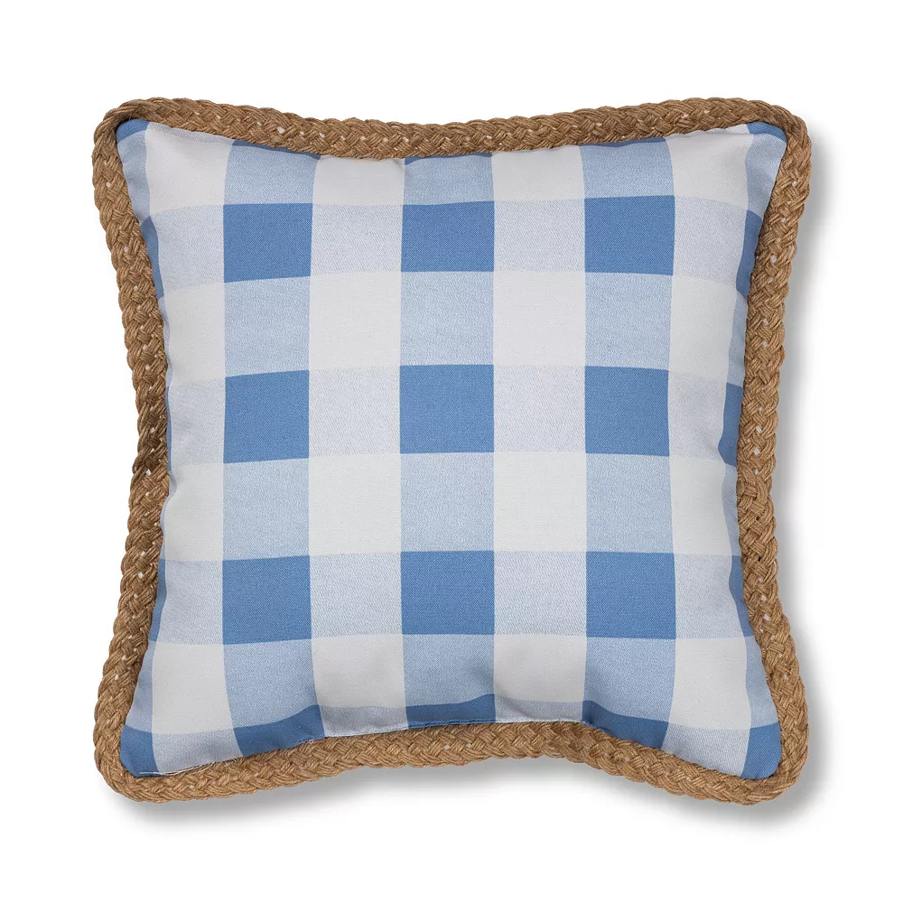 Sonoma Goods For Life® Gingham Hey Sugar Indoor Outdoor Throw Pillow 4 Sonoma Goods For Life® Gingham Hey Sugar Indoor Outdoor Throw Pillow - Image 2
