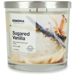 Sonoma Goods For Life® Sugared Vanilla 14-oz. Candle Jar