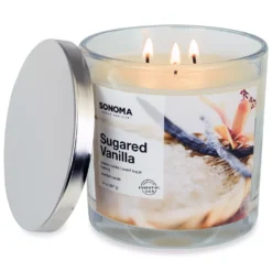 Sonoma Goods For Life® Sugared Vanilla 14-oz. Candle Jar -home decoration 5494077 ALT2