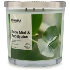 Sonoma Goods For Life® Sage Mint & Eucalyptus 14-oz. Candle Jar