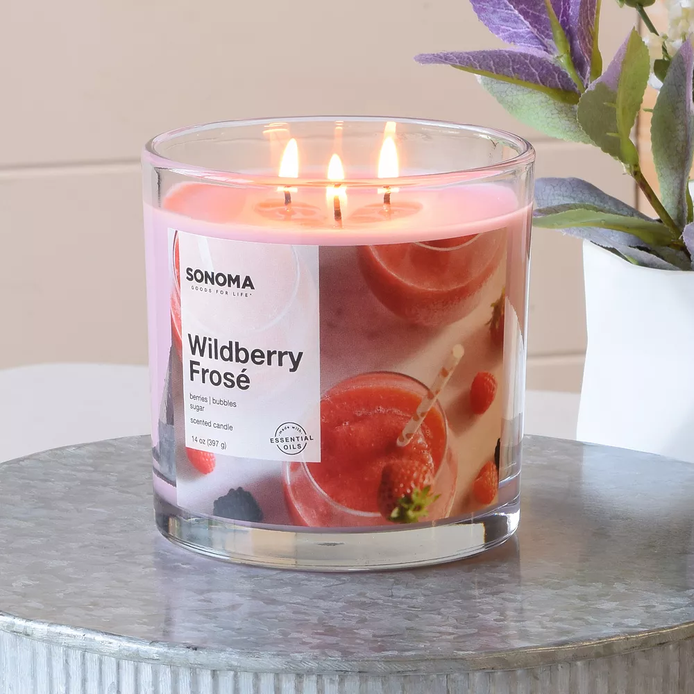 Sonoma Goods For Life® Wildberry Frosé 14-oz. Candle Jar 4 Sonoma Goods For Life® Wildberry Frosé 14-oz. Candle Jar - Image 2