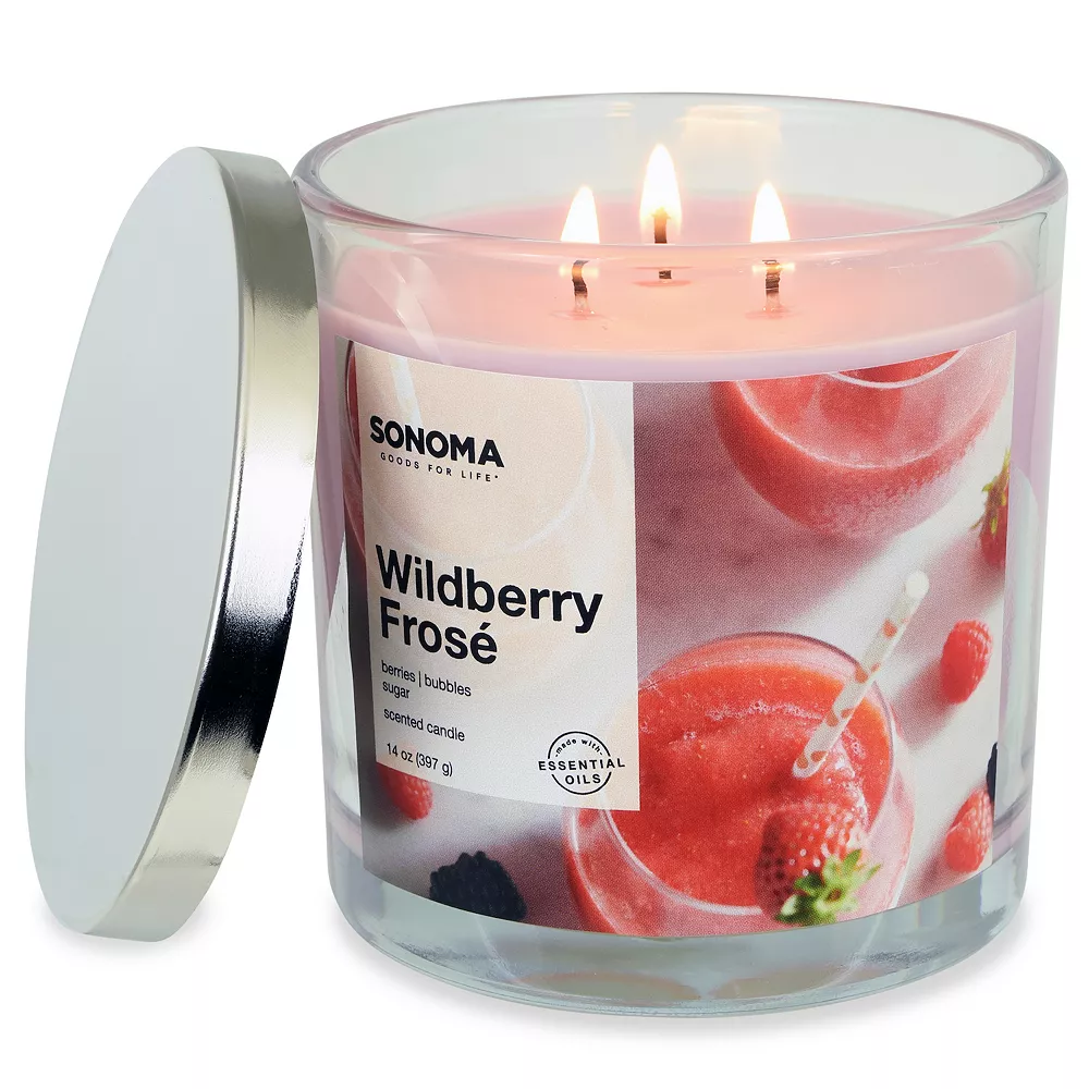 Sonoma Goods For Life® Wildberry Frosé 14-oz. Candle Jar 5 Sonoma Goods For Life® Wildberry Frosé 14-oz. Candle Jar - Image 3