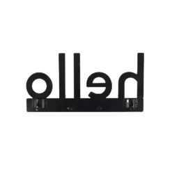 Sonoma Goods For Life® Hello 4-Hook Wall Decor -home decoration 5548132 ALT4