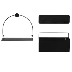 Sonoma Goods For Life® Hooks, Basket, & Wall Shelf 3-piece Set