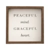 Sonoma Goods For Life® Peaceful Mind & Grateful Heart Caption Art Box -home decoration 5625969