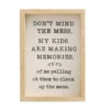 Sonoma Goods For Life® Don't Mind The Mess Caption Art Box -home decoration 5625974