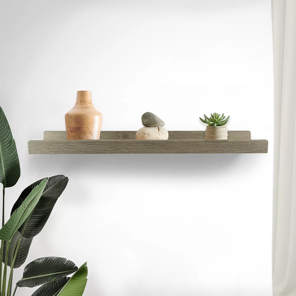 Sonoma Goods For Life® Gray Wash Single Ledge Shelf Wall Decor 4 Sonoma Goods For Life® Gray Wash Single Ledge Shelf Wall Decor - Image 2