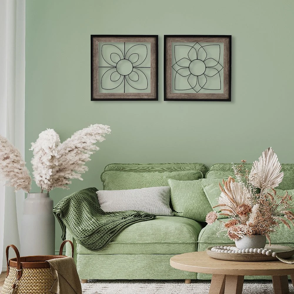 Sonoma Goods For Life® Flower Gate Wall Decor 2-piece Set 4 Sonoma Goods For Life® Flower Gate Wall Decor 2-piece Set - Image 2