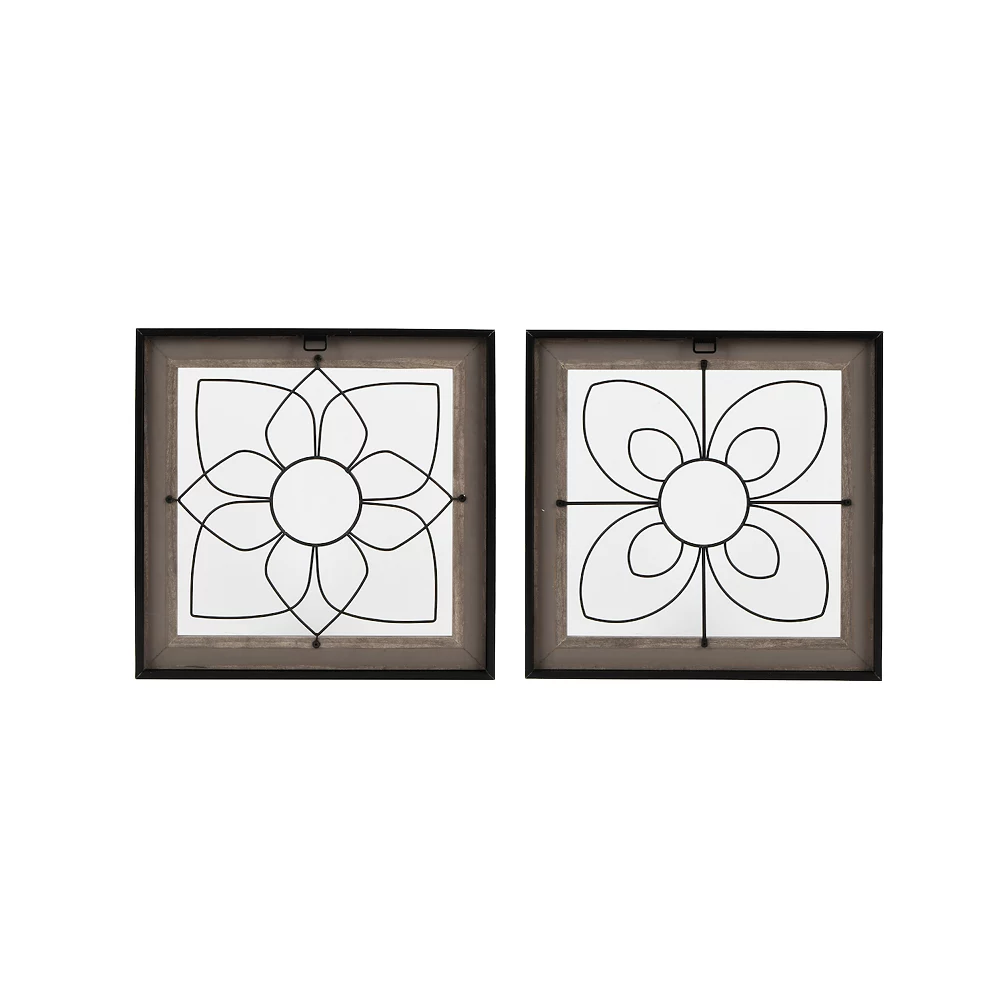 Sonoma Goods For Life® Flower Gate Wall Decor 2-piece Set 6 Sonoma Goods For Life® Flower Gate Wall Decor 2-piece Set - Image 4