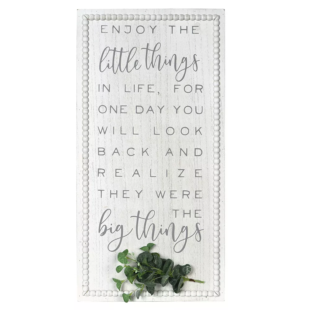 Sonoma Goods For Life® Enjoy The Little Things Wall Decor 3 Sonoma Goods For Life® Enjoy The Little Things Wall Decor