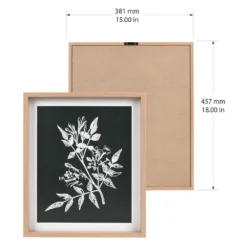 Sonoma Goods For Life® Printed Wood Frame Reverse Botanical Wall Decor -home decoration 5636624 ALT4
