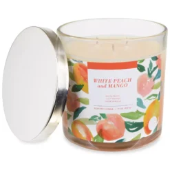 Sonoma Goods For Life® White Peach & Mango 14-oz. Candle Jar -home decoration 5660129 ALT4