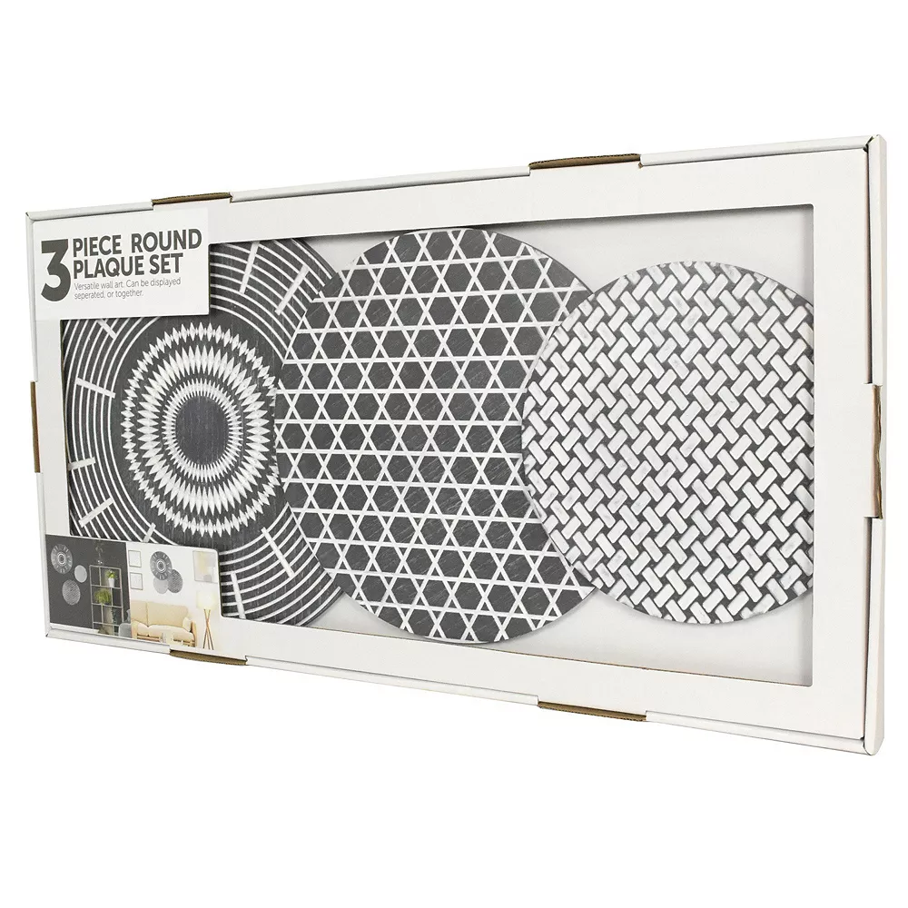 Sonoma Goods For Life® Geometric Plaque Wall Art 3 Sonoma Goods For Life® Geometric Plaque Wall Art