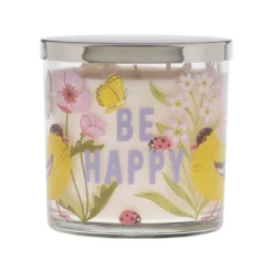 Sonoma Goods For Life® BE HAPPY Rainbow Lotus 13-oz. Candle Jar
