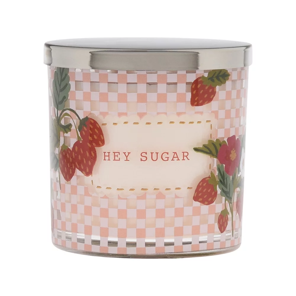 Sonoma Goods For Life® HEY SUGAR Vanilla Strawberry Swirl 13-oz. Candle Jar 3 Sonoma Goods For Life® HEY SUGAR Vanilla Strawberry Swirl 13-oz. Candle Jar