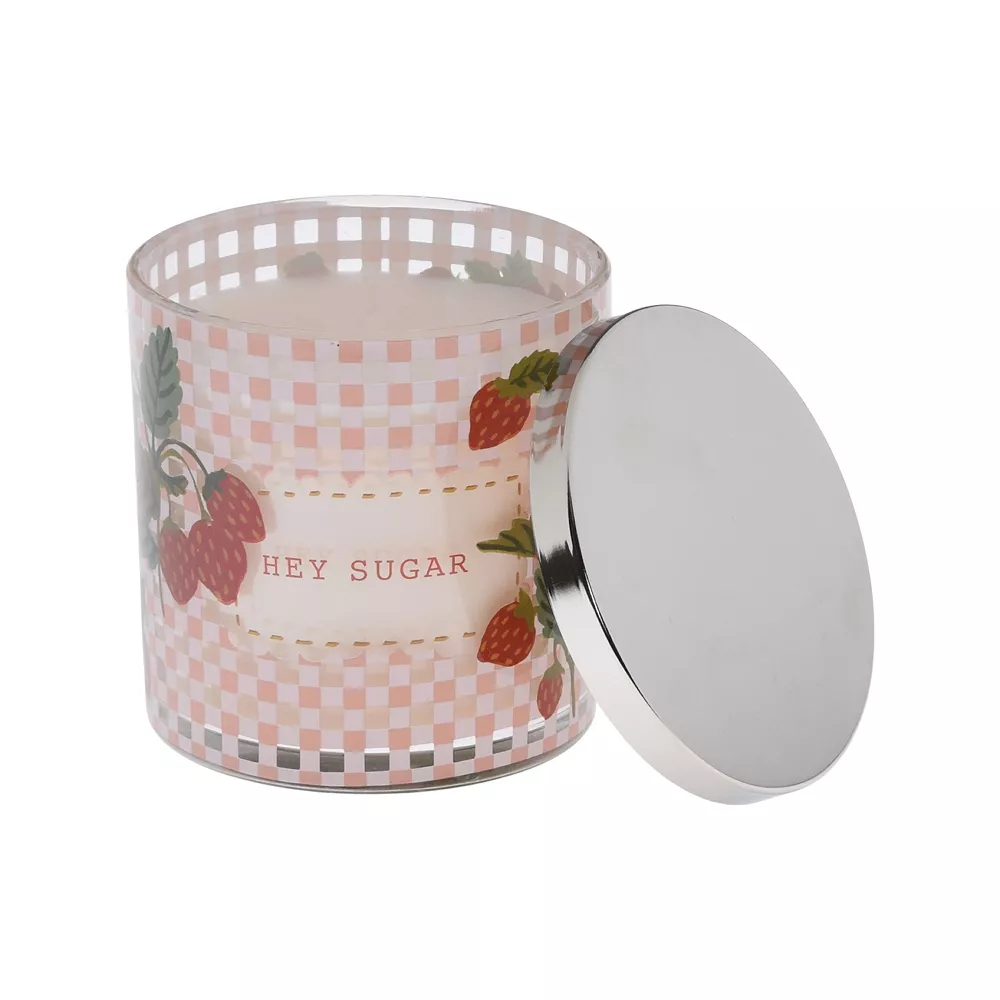 Sonoma Goods For Life® HEY SUGAR Vanilla Strawberry Swirl 13-oz. Candle Jar 5 Sonoma Goods For Life® HEY SUGAR Vanilla Strawberry Swirl 13-oz. Candle Jar - Image 3