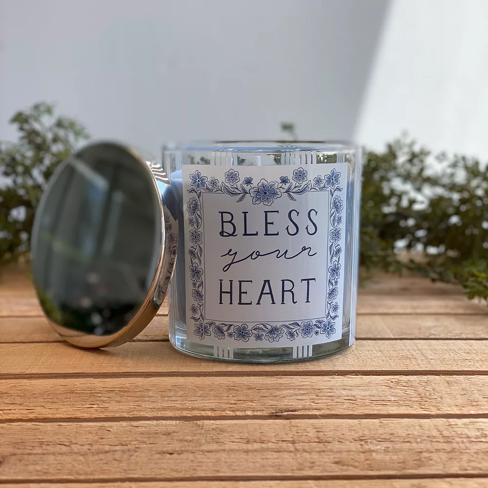 Sonoma Goods For Life® BLESS YOUR HEART Flamingo Blossoms 13-oz. Candle Jar 4 Sonoma Goods For Life® BLESS YOUR HEART Flamingo Blossoms 13-oz. Candle Jar - Image 2