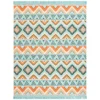 Sonoma Goods For Life® Indoor/Outdoor Coral Multi Geo Stripe Rug