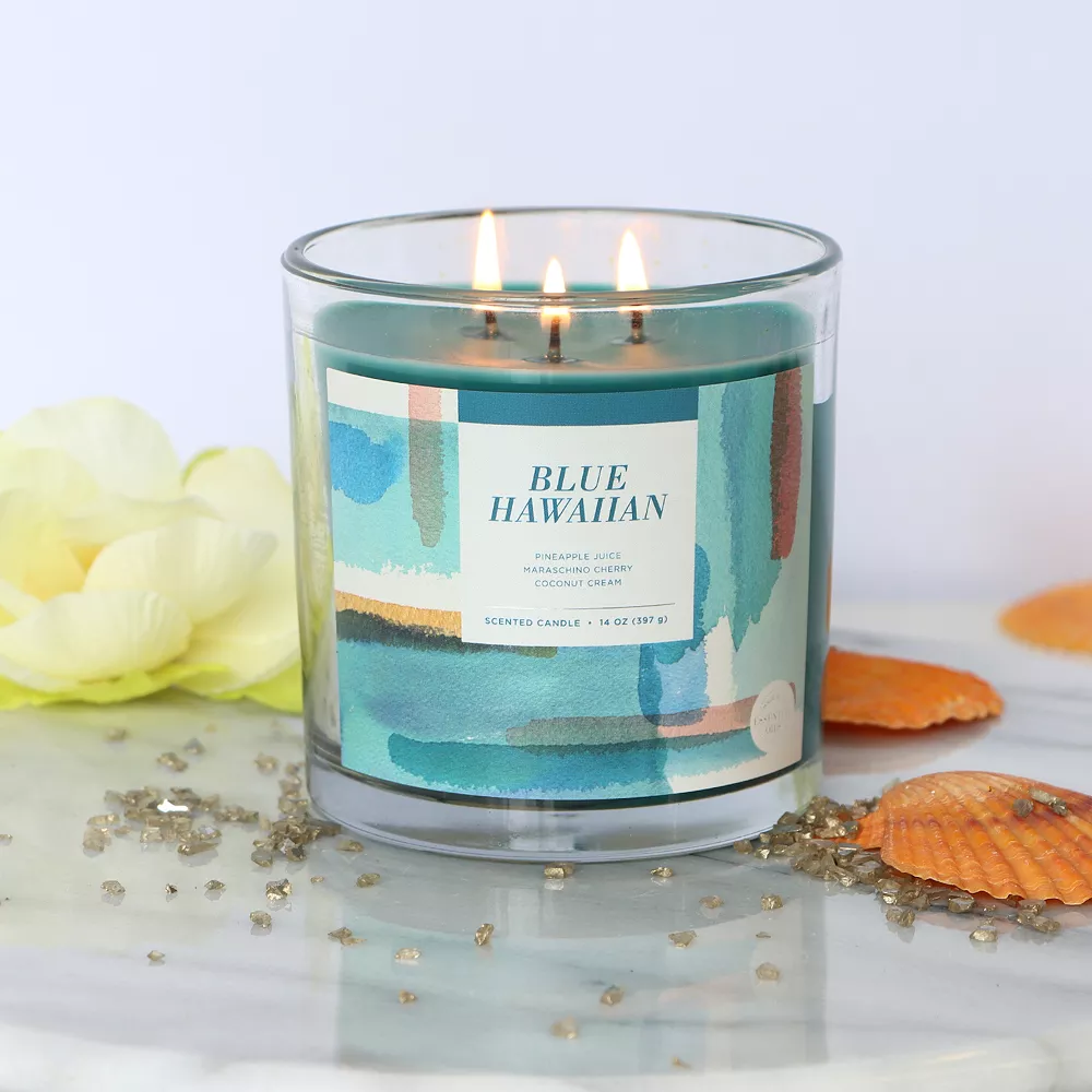 Sonoma Goods For Life® Blue Hawaiian 14-oz. Candle Jar 4 Sonoma Goods For Life® Blue Hawaiian 14-oz. Candle Jar - Image 2