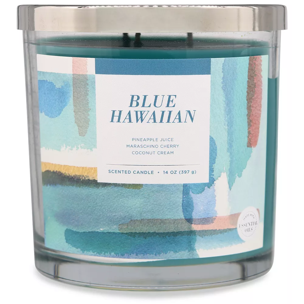 Sonoma Goods For Life® Blue Hawaiian 14-oz. Candle Jar 5 Sonoma Goods For Life® Blue Hawaiian 14-oz. Candle Jar - Image 3