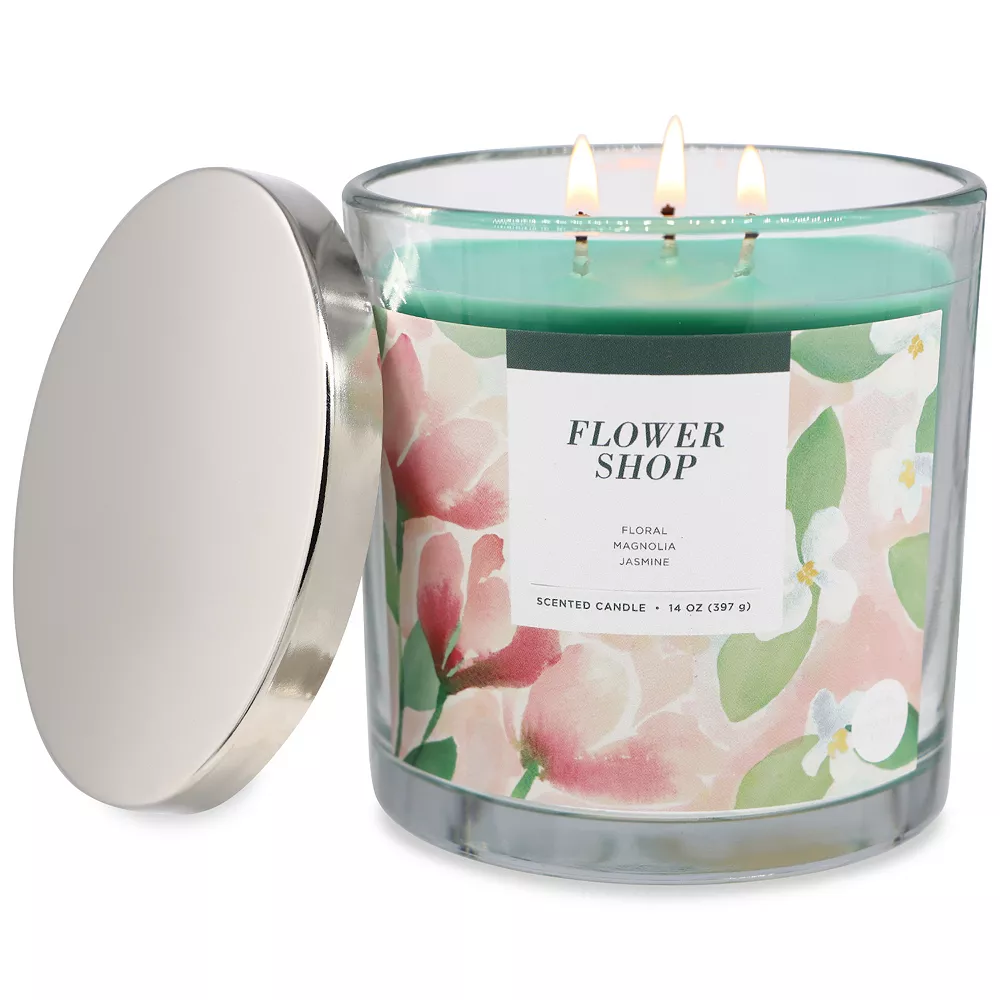 Sonoma Goods For Life® Flower Shop 14-oz. Candle Jar 3 Sonoma Goods For Life® Flower Shop 14-oz. Candle Jar