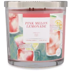 Sonoma Goods For Life® Pink Melon Lemonade 14-oz. Candle Jar -home decoration 5877296 ALT2