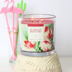 Sonoma Goods For Life® Flamingo Blooms 14-oz. Candle Jar 6 Sonoma Goods For Life® Flamingo Blooms 14-oz. Candle Jar -home decoration 5877298 ALT