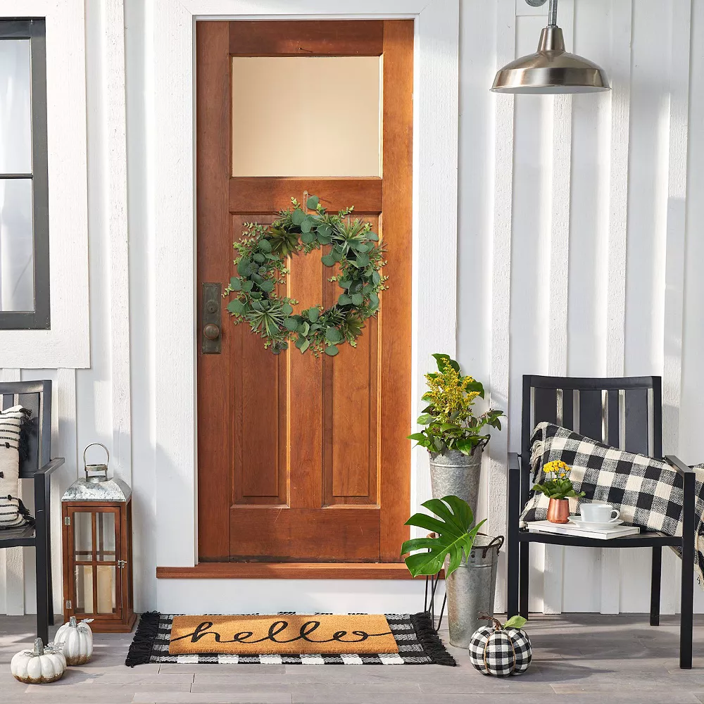 Sonoma Goods For Life® Artificial Succulent Thistle Wreath 4 Sonoma Goods For Life® Artificial Succulent Thistle Wreath - Image 2