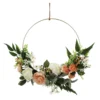 Sonoma Goods For Life® Asymmetrical Artificial Rose Daisy Wreath -home decoration 5899503