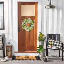 Sonoma Goods For Life® Artificial Hydrangea Wreath -home decoration 5899509 ALT