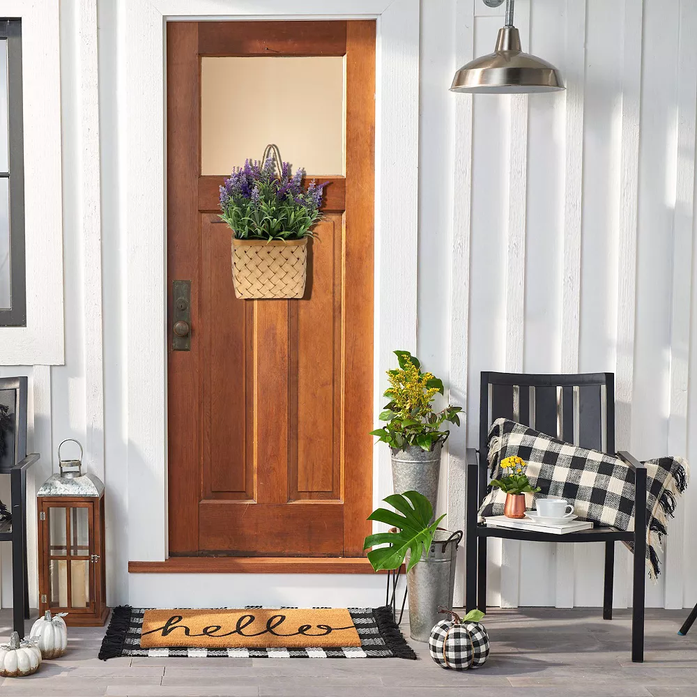 Sonoma Goods For Life® Artificial Lavender Hanging Wall Basket 4 Sonoma Goods For Life® Artificial Lavender Hanging Wall Basket - Image 2