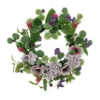 Sonoma Goods For Life® Asymmetrical Artificial Poppy Tulip Wreath -home decoration 5899522