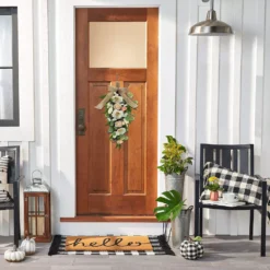 Sonoma Goods For Life® Artificial Floral Teardrop Wall Decor -home decoration 5899532 ALT