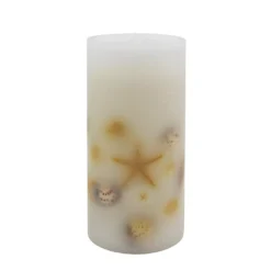 Sonoma Goods For Life® LED Seashell Embedded Pillar Candle -home decoration 5901121 ALT4