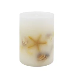 Sonoma Goods For Life® Seashell LED Short Pillar Candle -home decoration 5901123 ALT4